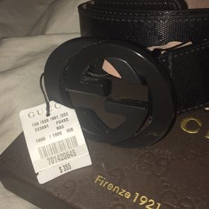 Black Double G Gucci Belt Size 32-34 (PayPal Only)